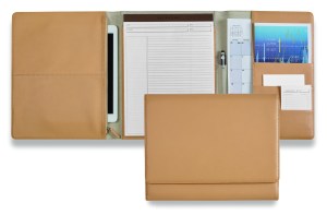 Leather Folio—Design & product drawing.